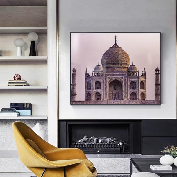 Moroccan Style Vintage Taj Mahal Wall Art Canvas Wall Painting For Home Office Decor