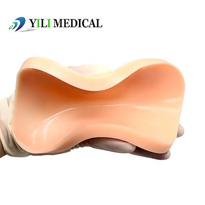 Pad de sutura de pele em caixa Pad de treinamento de sutura de ferida de silicone simulado