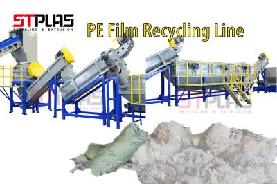 460kw Plastic Film Washing Recycling Machine Voltage Customized Recycling Unit