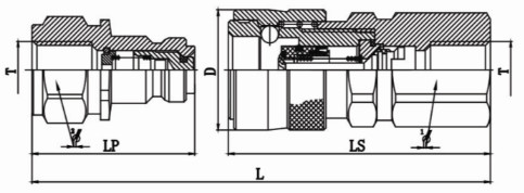 Высокое давление быстрой муфты давления IATF16949 высокое быстрое соединяет штуцеры