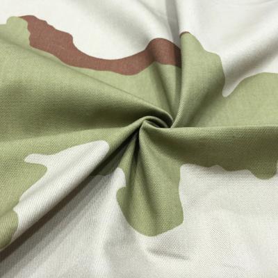 Tecido de camuflagem do exército de policotão 58/60 Respirável