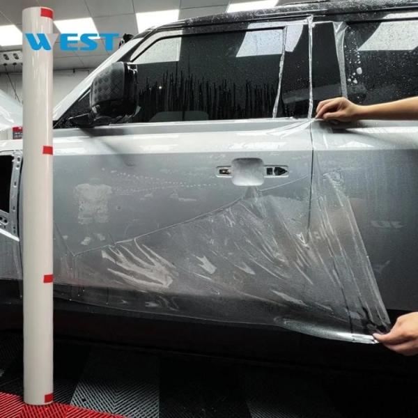 Scratch Proof Clear Paint Protection Film Black TPU Self Healing Customizable