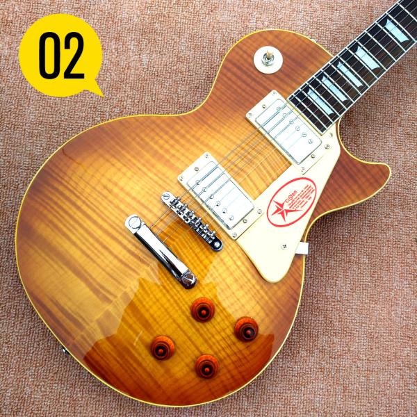 NEW 1959 R9 les Tiger Flame paul electric guitar Standard LP 59 electric guitar