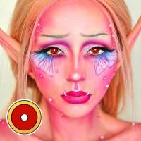 Hydrogel coloré fol de silicone de Halloween Cosplay de lentilles molles de contact visuel