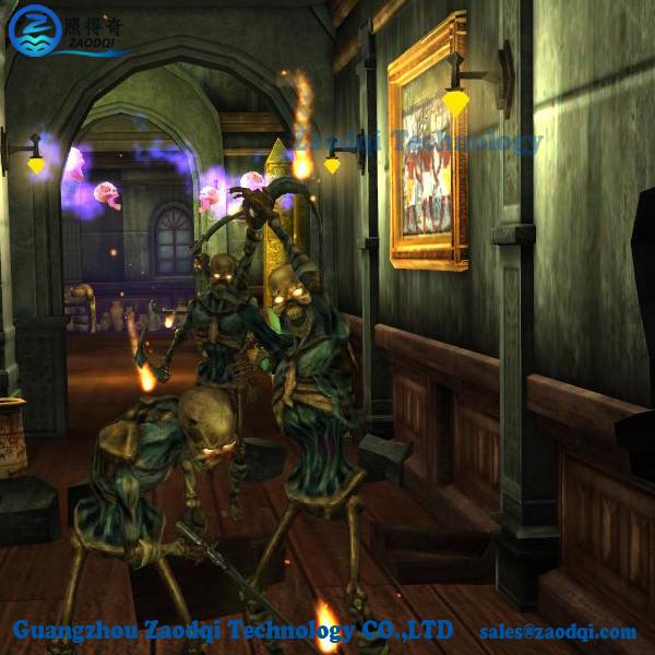 Fantastic 4D 5D cartoon movie 6D 7D simulator film movie 7D gun movie