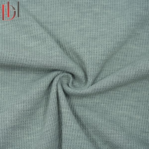 65% Polyester 35% Cotton Poplin Waffle Fabric 250gsm Breathable Wicking Fabric