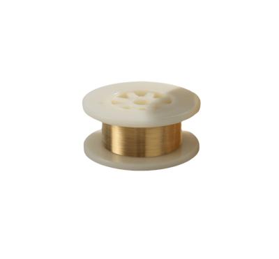 Finition de surface lisse et brillante Fil de tungstène plaqué or pour électrodes hautes performances