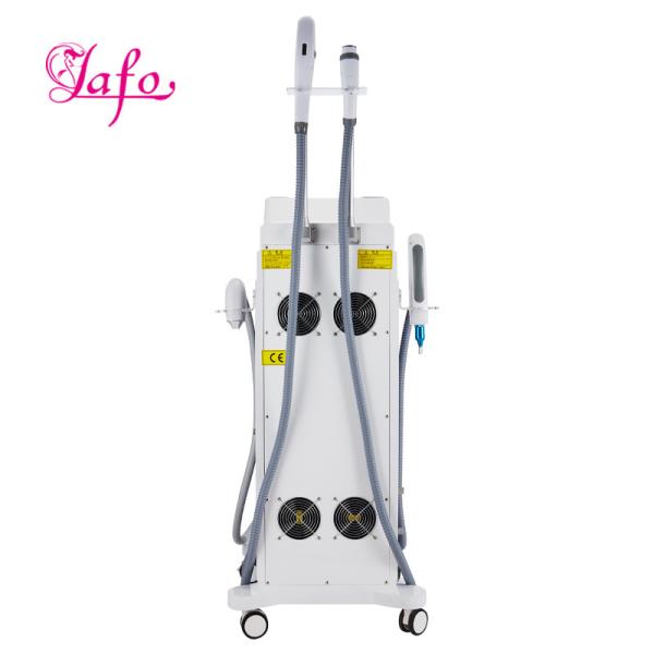 NEW design! 4 in 1 opt IPL+ 808nm diode laser + rf +nd yag laser beauty salon equipment ipl laser hair removal machine