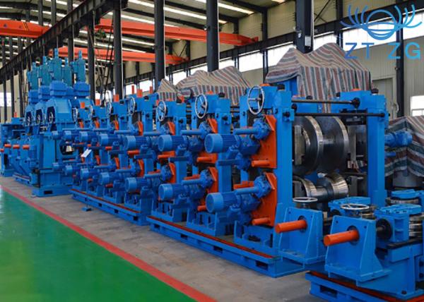 Galvanized Erw Steel Pipe Mill High Productivity Direct Square To Square
