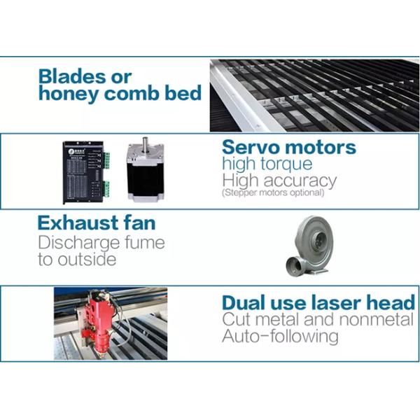 Steel Acrylic Wood Metal Nonmetal Laser Cutting Machine