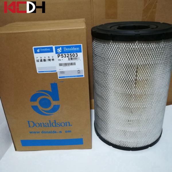 Elemento de filtro P532504 do ar de Engine Parts Donalson da máquina escavadora P532503