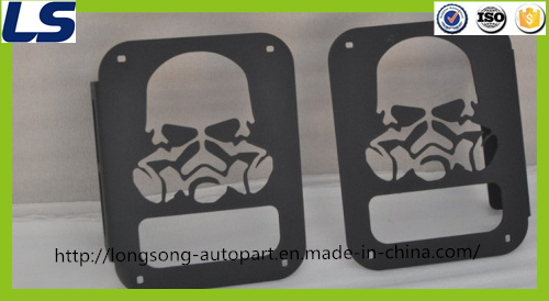 Aluminum Tail Lamp Cover for Jeep Wrangler Jk Rear Light