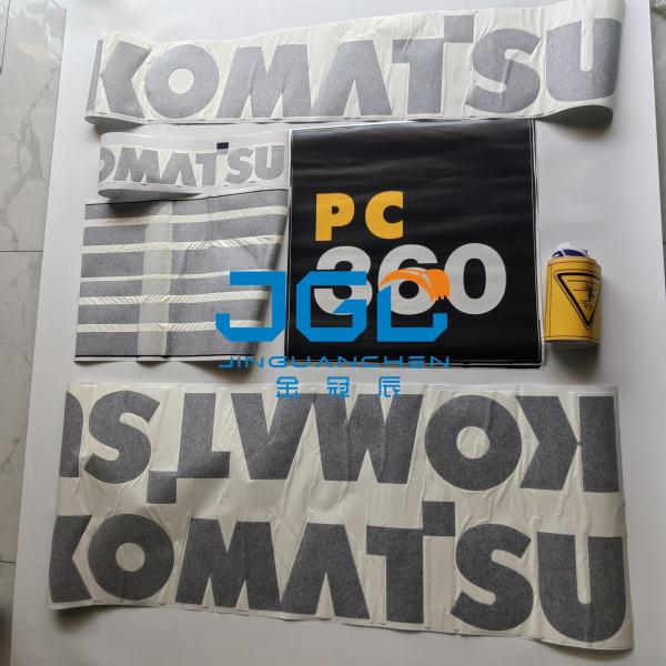 Exterior Body Sticker Excavator Spare Parts PC360 Excavator Sticker