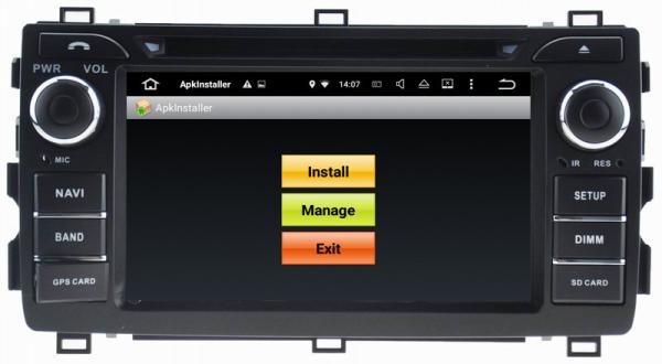 Ouchuangbo car radio multimedia android 7.1 Toyota Auris 2008-2011 with gps navi DDR3 2GB bluetooth music
