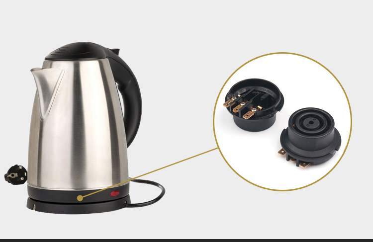 Electric Kettle Temperature Control Coupler Power NTC Thermistor 13A 110-250V with Insulated Plastic Material