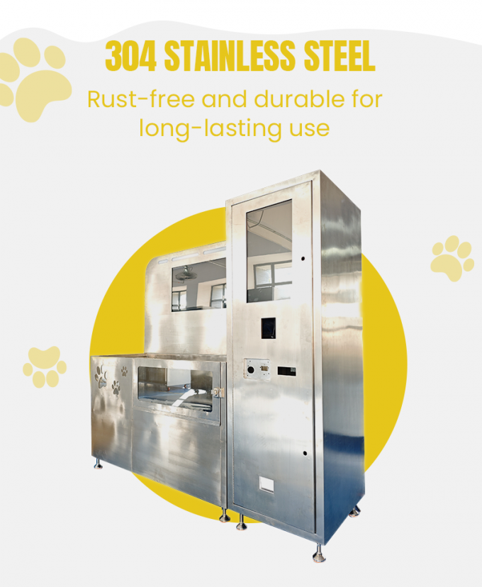 Self Service Vending Machines Suitable for Open and Semi Outdoor Locations Providing Quick Dog Grooming Solutions