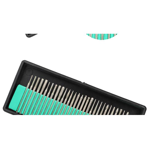 30 pièces accessoires de bijoux outils tête de meulage diamant 2.35mm/3mm