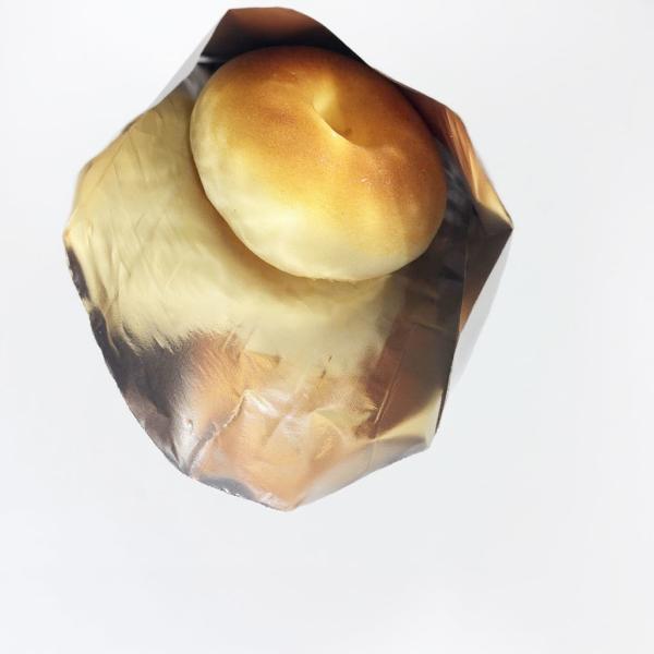 Custom Pinch Bottom Open Mouth Bag Greaseproof Laminated Brown Paper Food Bags