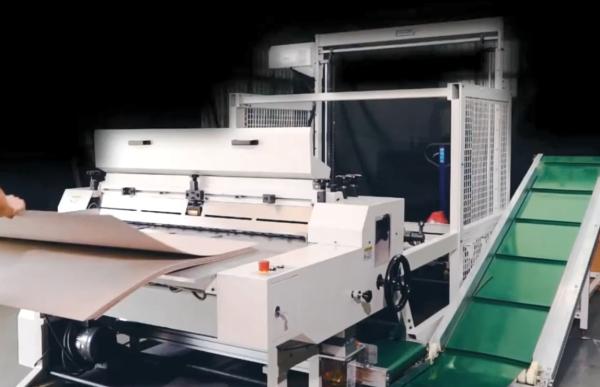 HX1200 Automatic Paper Board Slitting Machine Heavy Cardboard Cutting High Accuracy Case Book Cover