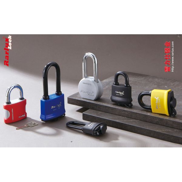 OPEL BBV Heavy Duty Hardened Iron Padlock Keyed Alike Shackle Durable Anti-Theft Waterproof 50x60mm Indoor Outdoor Use