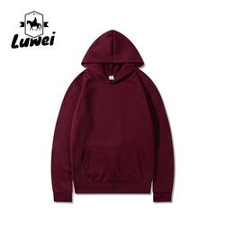 Pesos pesados Felpa Plain Sky Blue Hoodie Blusa de algodão orgânico Pull Over Capuzado Sweatshirt Homens Fleece Jogging