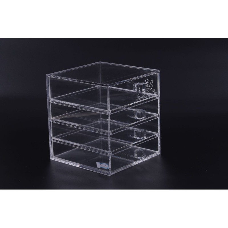 Custom Eco-Friendly Acrylic Storage Box Lipstick Dresser Cosmetics Organized Makeup Organization Desk Bedroom School Dustproof