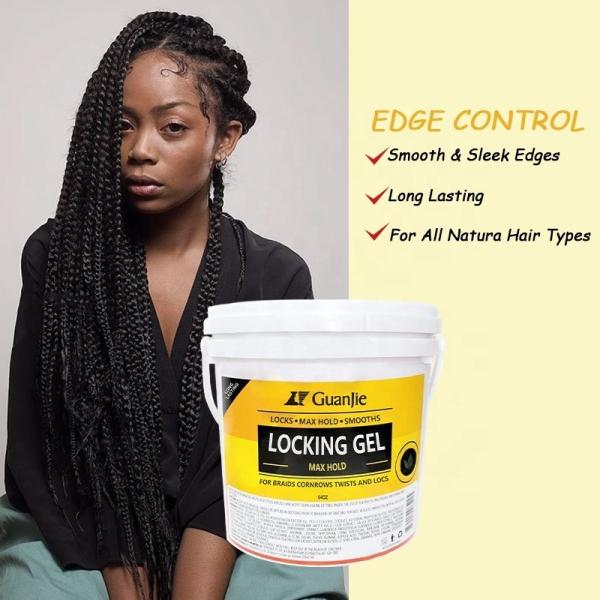 Unisex Fast Dry Hair Styling Gel for Extra Hold Braids Twists and Locs 64oz Braid Gel