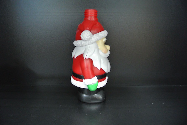 Christmas Style Cartoon Shampoo Bottle 190MM Eco - Friendly PVC Material