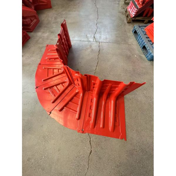 52cm Removable Reusable L-Shaped ABS Plastic Flood Barrier Water Baffle