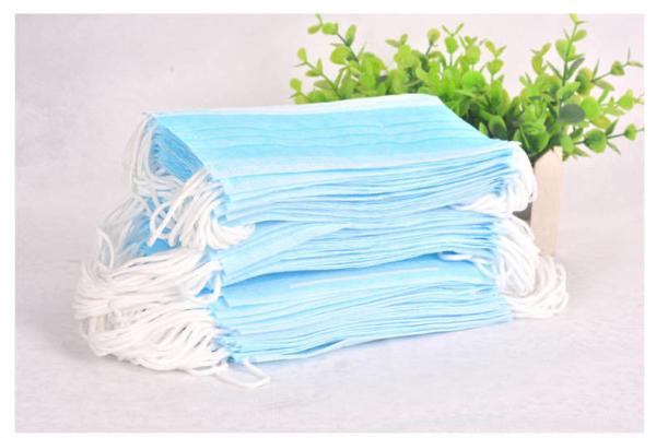 Personal Safety Earloop Face Mask / Disposable Face Mask Liquid Proof