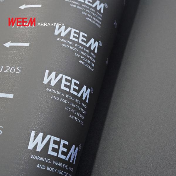 WEEM 1126S SIC Y-CLOTH SANDING BELTS FOR WOOD PANELS, CHIPBOARD & MDF