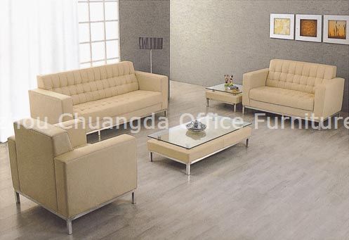 1+1+3 PU or leather Office Sofa Set CD-3608