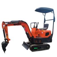 Mini escavadeira de carga pesada de 1 tonelada com motor Kubota do Japão