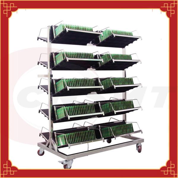 PCB Board Hanging Stainless Steel ESD PCB Storage Rack 12 Hanging ODM OEM