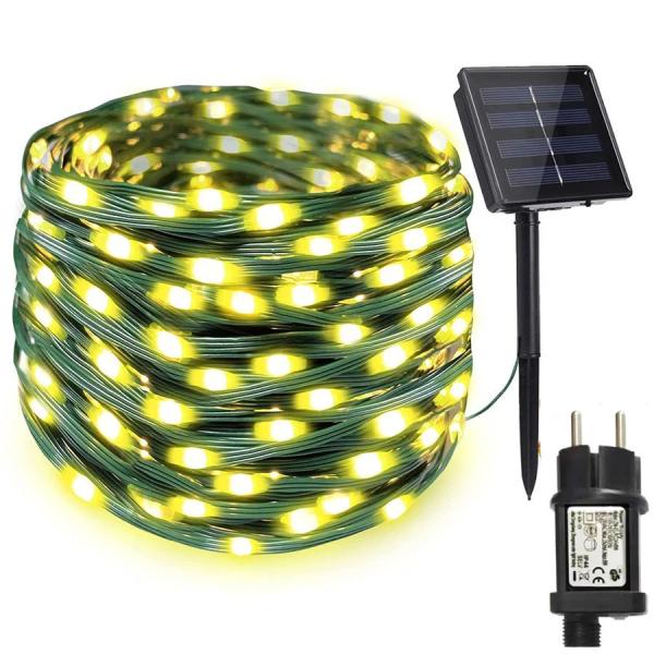 Green PVC Wire Solar String Light 20/50/100M Outdoor Solar Fairy Light Copper Wire Solar Christmas Light for Garden Patio Party