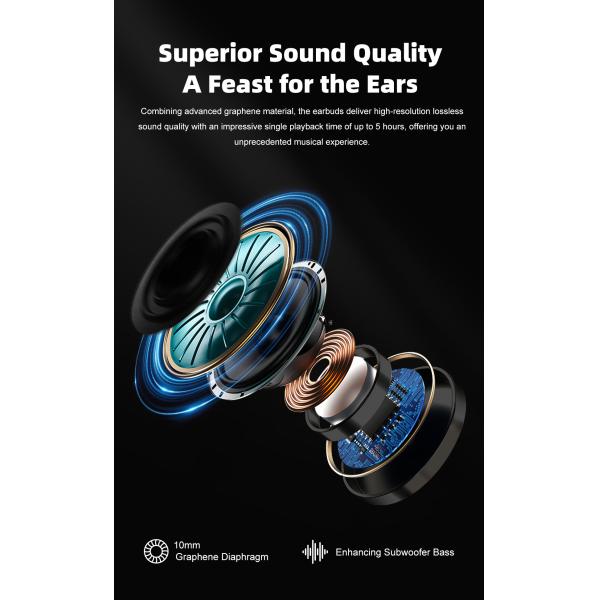 Fitness Tracking TWS Smart Watch Activity Monitoring 1.43 Inch Touch Screen Watch