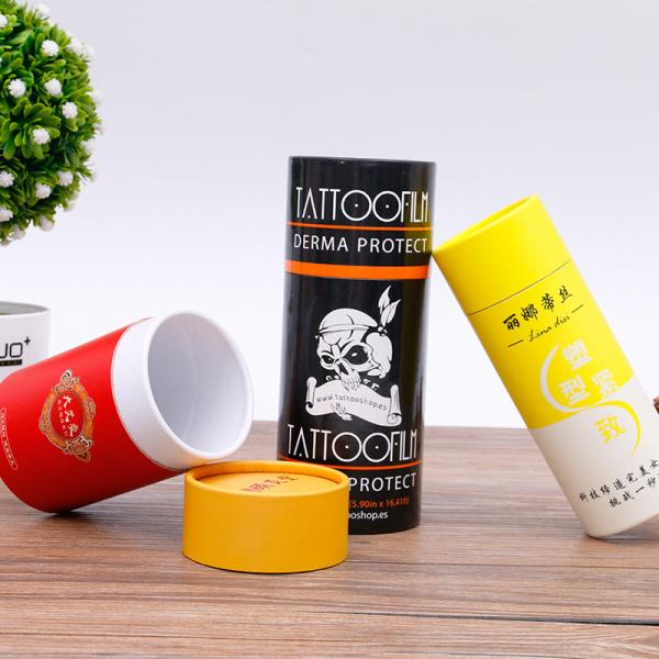 Eco Friendly Food Grade Paper Cylinder Packaging Tube Box Tea Kraft Paper Tube Containers