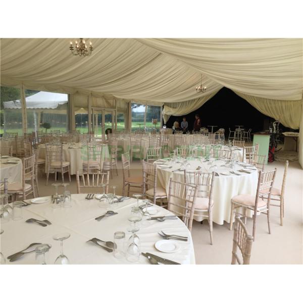 Aluminium Structure Outdoor Party Tent 500 Guest Big For Festival Anti Rust Surface