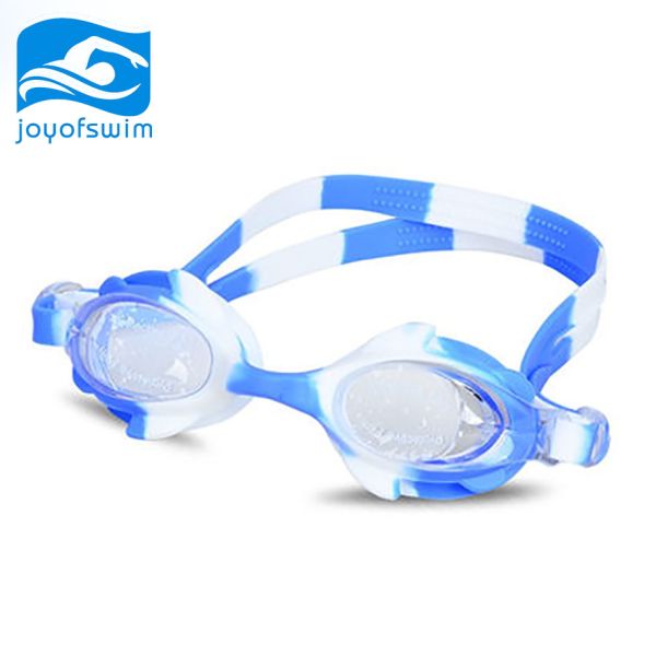 2025 Latest Waterproof Anti-Fog UV Protection Swim Goggles for Kids with Silicone Earplugs
