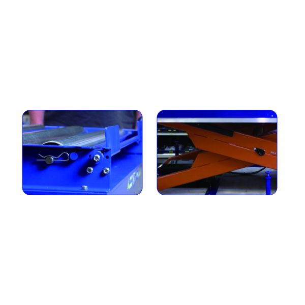 Heavy Duty Hydraulic Stationary Scissor Lift Platform With Weighing And Roller Conveyor Transfer System
