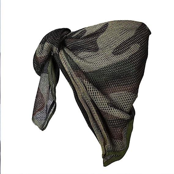 Camouflage Scarves, Sniper Veil Camo Mesh Material Hunting Shemagh Scarf Balaclava Head Neck Cover