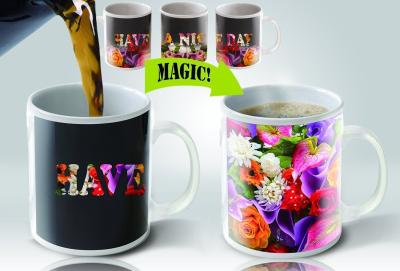Magic Personalized Kids Mugs Heat Sensitive Color Changing Coffee Mug