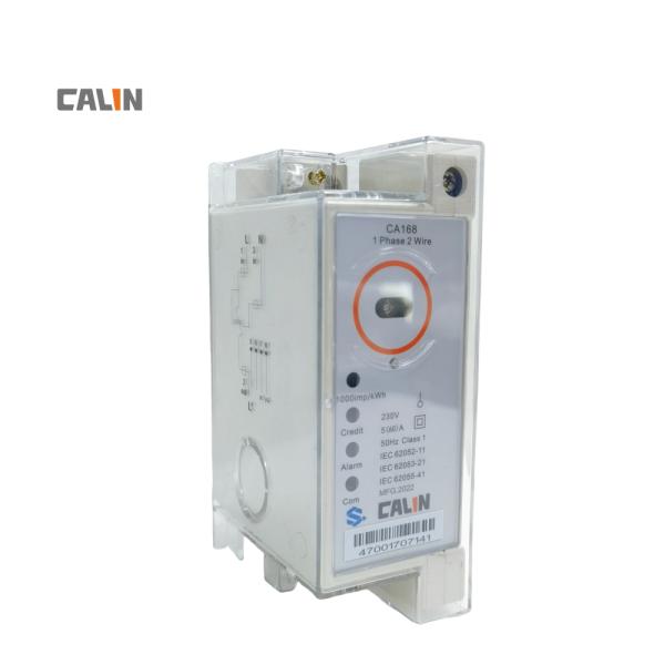 Slim - Line Din Rail Kwh Meter Tariff Charge Prepaid Electricity Meters