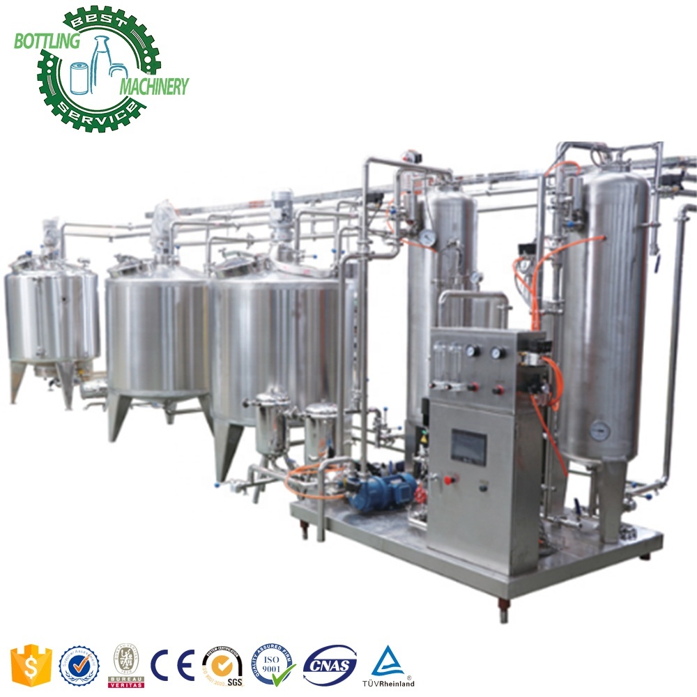 3 in 1 Monobloc 3000bph PLC Control PET Plastic Bottle Soda Water Beverage Foaming Wine Carbonated Drink Filling Machine