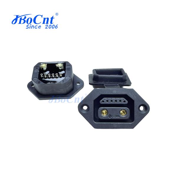 2+6P Electric Vehicle Charging Plug And Socket For Discharging / Charging