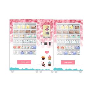 Le distributeur automatique de nourriture de supermarché de parc adaptent le distributeur automatique aux besoins du client de casse-croûte de biscuits