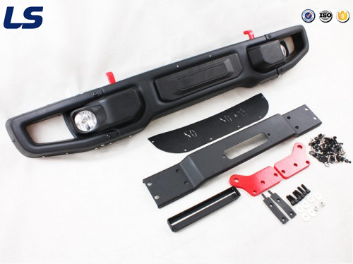 Jeep Jk Wrangler Mopar 10th Anniversary Steel Iron Black Front Bumper