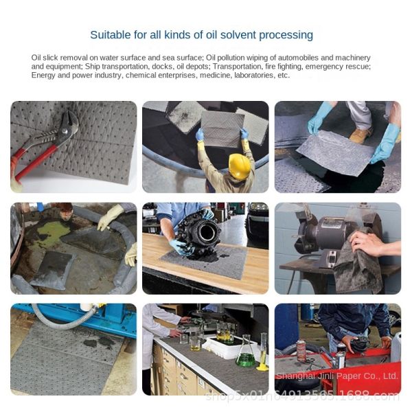 KILINE 30% Discount Gray Carbon Fiber Fabric Woven Pressure Point Adsorption Eco-Friendly Industrial Cleaning Paper