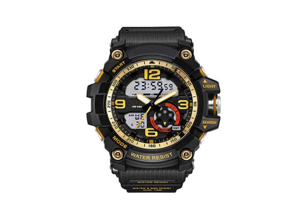 Multifunction Plastic Sports Watch Plastic Case Electronic Digital Led Display