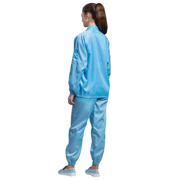 Fogo Dustproof das mulheres da anti roupa estática do OEM ESD do quarto desinfetado - resistente